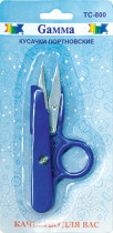 Ножницы GAMMA TC- 800 для обрезки ниток кусачки в блистере 120 мм 