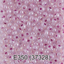 Бисер Чехия " GAMMA" круглый 5 10/ 0 2. 3 мм 5 г 1- й сорт E350 сиреневый ( 37328 ) 
