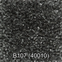 Бисер Чехия " GAMMA" круглый 2 10/ 0 2. 3 мм 5 г 1- й сорт B107 серый ( 40010 ) 