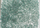 Бисер Япония круглый 11/0 10г 1833 светлый сапфир/капри радужный, окрашенный изнутри