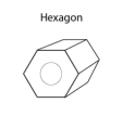 Бисер Япония 11/0 HEXAGON 5 г 0005D