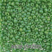 Бисер Чехия " GAMMA" круглый 1 10/ 0 2. 3 мм 5 г 1- й сорт А538 зеленый/ меланж ( 54230 ) 